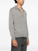 Auralee Cashmere und Seidenmischung Poloshirt