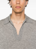Auralee Cashmere und Seidenmischung Poloshirt