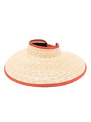 Borsalino Sunny Straw Visor Hat