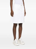 Mini gonna chiusa in denim