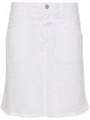 Mini gonna chiusa in denim