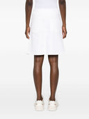 Mini gonna chiusa in denim