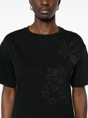 Ermanno Firenze Embroidered Cotton T Shirt