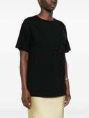 Ermanno Firenze Embroidered Cotton T Shirt