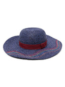 Paul Smith Ribbon Detail Straw Fedora Hat