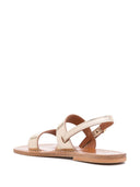 K Jacques St Tropez Barigoule Leather Flat Sandals