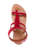 K Jacques St Tropez Caravelle Leather Flat Sandals