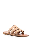 K Jacques St Tropez Dolon Leather Flat Mules