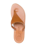 K Jacques St Tropez Pegase Leather Flat Mules