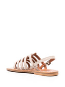 K Jacques St Tropez Homere Leather Flat Sandals