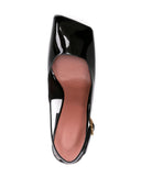Amina Muaddi Charlotte Sling Patent Pumps
