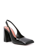 Amina Muaddi Charlotte Sling Patent Pumps