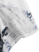 Alexander Mc Queen Printed Silk Scarf