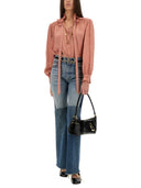 Chloé Fluid Seiden-Jacquard-Bluse