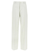 Nude Leather Effect Pants