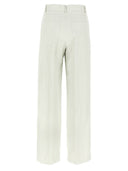 Nude Leather Effect Pants