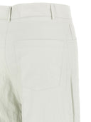 Nude Leather Effect Pants