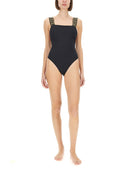 Versace One Piece Swimsuit With Greek Border