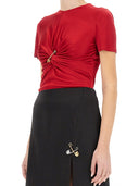 Versace "Safety Pin" Curled Top