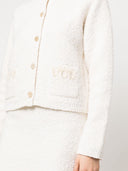 Lanvin rd nk ls ricamato cardi