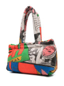 Erl Unisex Comic Mini Puffer Bag Woven
