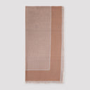 Saint Laurent Large Striped Carré Scarf