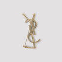 Saint Laurent Monogramme Brooch
