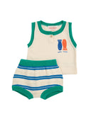 Bobo Choses "Lucky Fish" Top And Shorts Set