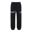 Off White Bookish Scarf Cuffed Sweatpants