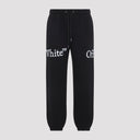 Off White Bookish Scarf Cuffed Sweatpants