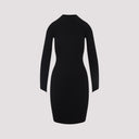 Courreges Circle Rib Mini Dress