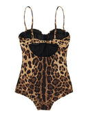 Dolce & Gabbana Animalier One Piece Swimsuit