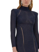 Self Portrait Lurex Knit Maxi Dress