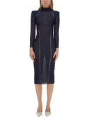 Self Portrait Lurex Knit Maxi Dress