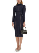 Self Portrait Lurex Knit Maxi Dress