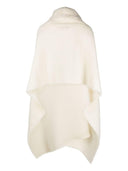 Róhe Fringe Wool Blend Poncho