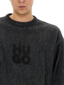 Hugo sweatshirt med logo