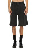 Pantalones cortos de "prenda teñida" de Helmut Lang