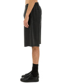 Pantalones cortos de "prenda teñida" de Helmut Lang