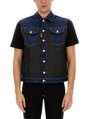 Dsquared Denim Puffer Vest