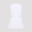 Jil Sander Sleveless A Line Pleated Top