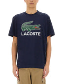 Lacoste bomull t -skjorte med utskrift