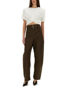 Magda Butrym "Wide Leg" Hosen mit Gürtel