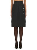 Dolce & Gabbana Wool Midi Skirt