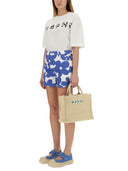 Camiseta de algodón marni con logotipo