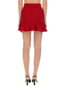Self Portrait Textured Knit Skirt