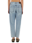 Brunello Cucinelli "Baggy Tapered" Denim Pants