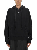 Sweat-shirt blanc avec logo