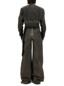 Rick Owens Drkshdw Chaqueta de bombardero recortada "Flight Jkt"