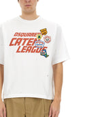 Dsquared t -shirt met afdrukken